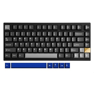 MaseiKar AL75 Wireless Mechanical Gaming Keyboard,Full Aluminum CNC,75% Layout,BT/2.4G/Wired,Hot Swap,Creamy Switches,TKL Gasket,RGB Backlight(Black)