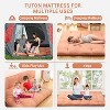 Japanese Futon Mattress Full Size - 4" Foldable Floor Bed, Medium Firm Tatami Mat for Guest, Dorm, Travel - 2 of 4