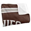 St. Bonaventure University Primary Logo Stripes Silky 50x60 Blanket, 1 Sided - 3 of 4