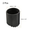 Unique Bargains Non Slip Round Rubber Ladder Accessories Protective Pads 2 Pcs - 2 of 3