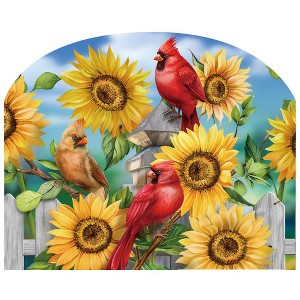 Briarwood Lane Summer Art Sign 8.25x10.25 Cardinals and Sunflowers For Summer Art Sign - 1 of 4