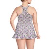 Lands' End Women's Chlorine Resistant High Neck Racerback Midkini Swimsuit Top - 2 of 4