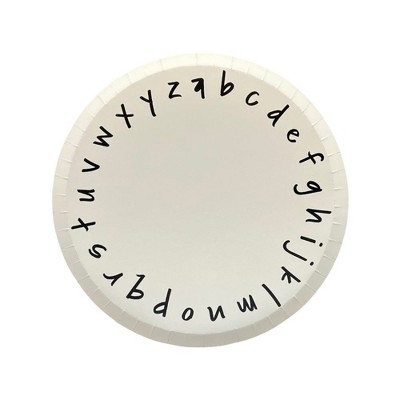 Daydream Society - School Days Small ABC Plates - Pack of 8 Paper Plates