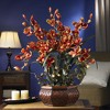 Nearly Natural Large Cymbidium Artificial Flower Arrangement, Burgundy - 4 of 4