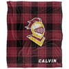 Calvin University Campus Plaid Spirit Silky Touch Super Soft Throw Blanket 50x60 - 2 of 4