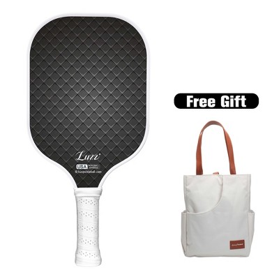 Luzz T700 Carbon Fiber Pickleball Paddle with Sandblasted Surface & Honeycomb Core Racket - Includes Free Versatile Tote Bag