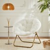 Lirago Comfortable Disc Chair with Faux Fur Adult Size for Bedroom Living Room 25.59x25.59x32.28 inch - 2 of 4