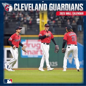 MLB Cleveland Guardians 2025 12"x12" Team Wall Calendar - 1 of 4