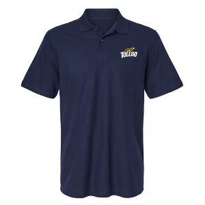 Men's University Of Toledo Primary Mark Cotton Polo Short Sleeve T-Shirt - 1 of 4