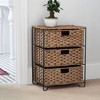 Household Essentials 3 Drawer Chest Rattan - image 2 of 4