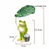 Outdoor garden decoration frog resin statue, courtyard decoration, outdoor courtyard decoration, female gardening gift - 3 of 4
