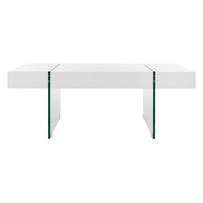 target glass coffee table