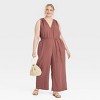 Women's Gauzy Tie-Waist Jumpsuit - Universal Thread™ - 3 of 3