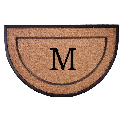 Calloway Mills 106573048M The General Monogram Doormat 30 In. x 48 In. Letter M