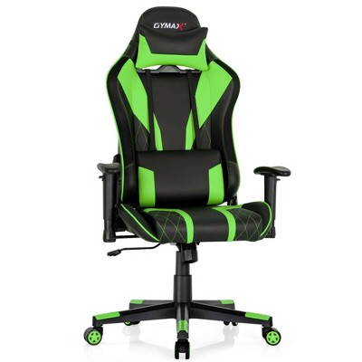 Costway Gaming Chair Adjustable Swivel Computer Chair w/ Dynamic LED Lights