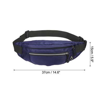 Unique Bargains Waterproof Adjustable Strap Ample Storage Fanny Packs - image 2