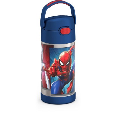 Thermos Kids' 12oz Stainless Steel FUNtainer Water Bottle with Bail Handle - Spider-Man