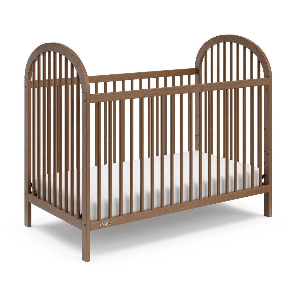 Photos - Cot Graco Olivia 3-in-1 Convertible Crib - Hazelnut 