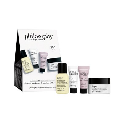 philosophy Women's Skincare Icons Minis Skin Set - 3ct - Ulta Beauty