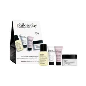 philosophy Women's Skincare Icons Minis Skin Set - 3ct - Ulta Beauty - 1 of 4