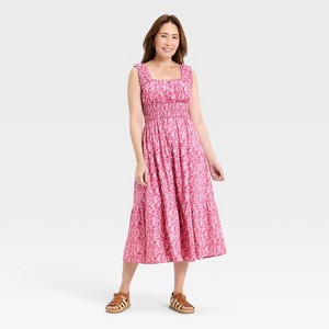 slim fit dress slacks Embroidered Smocked Cami Maxi Dress – English Factory