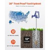 VEVOR Frost Proof Yard Hydrant, 3.25FT Freeze-Proof Outdoor Faucet with 12" Bury Dept, 3/4" NPT Pipe Connection & 3/4" NH Hose Coupling, Silver - 3 of 4