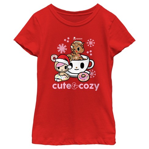 Girl's Tokidoki Cute and Cozy Macchiato T-Shirt - image 1 of 4