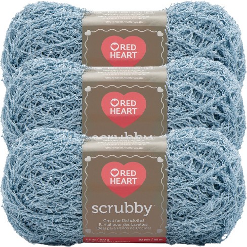 Red Heart Scrubby Dishcloth Tutorial & Review 