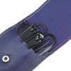 Unique Bargains Stainless Steel Pedicure Nail Clippers Scissors Tool Set for Men Women Black with Blue PU Leather 7 Pcs - 3 of 3
