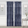 GoodGram Watercolor Lillies & Cherry Blossoms Floral Charlotte Pastel Semi Sheer Single Window Curtain Panel - 3 of 3