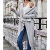 Women's Gracie Oversized Long Cardi - Miss Sparkling - 3 of 3
