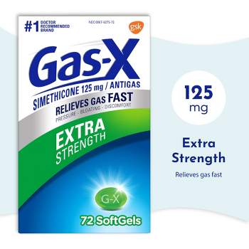 Gas-X Extra Strength Softgel for Gas Relief - 72ct