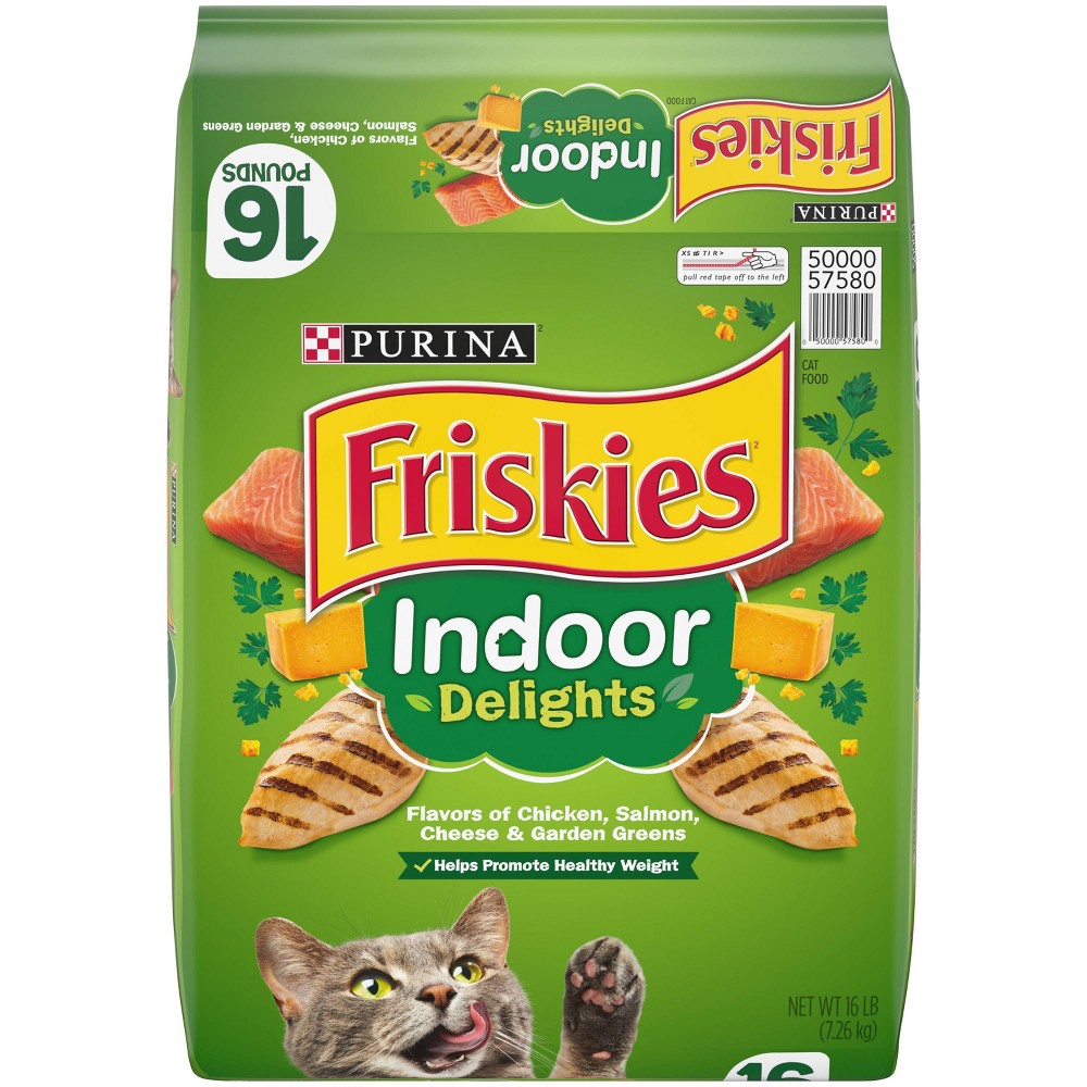 UPC 050000575800 product image for Purina Friskies Indoor Delights with Flavors of Chicken, Salmon, Cheese & Greens | upcitemdb.com