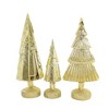 Christmas 13.5" Metallic Trees Translucent Set Of 3 One Hundred 80 Degree  -  Decorative Sculptures - 3 of 3