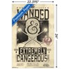 Trends International Fantastic Beasts And Where To Find Them - Wanded - Extremely Dangerous Unframed Wall Poster Prints - 3 of 4