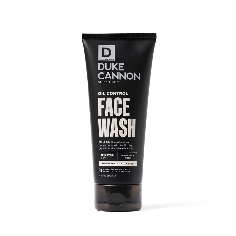 Duke Cannon Supply Co. Oil Control Face Wash - 6 fl oz, 1 of 5