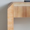 PAGED Modern Entryway Table Wood Console Table Sofa Side Table with Decorative Beaded Trim for Living Room, Entrance - 4 of 4