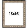 PosterPalooza | Ornate Silver Picture Frame - UV Acrylic, Foam Board Backing, Hanging Hardware - 2 of 4