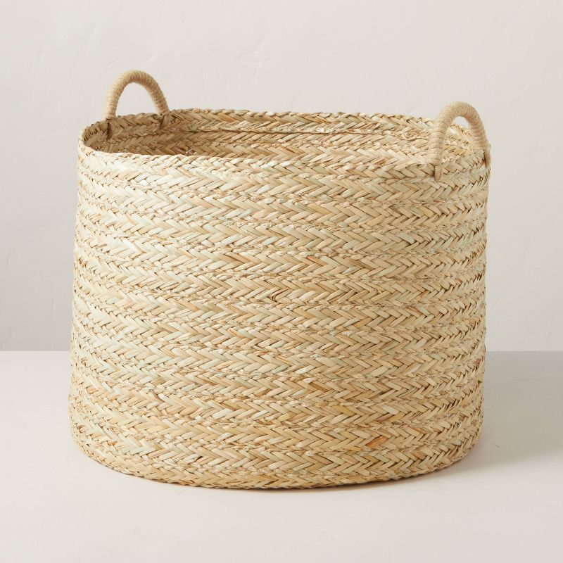 Braided Grass Storage Basket - Hearth & Hand™ with Magnolia, 1 of 8
