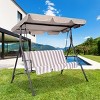Costway Swing Top Cover Canopy Replacement Porch Patio Outdoor 66''x45'' 75''x52'' 77''x43'' - 3 of 4