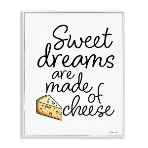 Stupell Industries Sweet Dreams Are Made Of Cheese Framed Giclee Art - 1 of 4