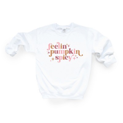 Simply Sage Market Women's Feelin Pumpkin Spicy Gildan Sweatshirt