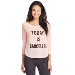 Aeropostale Womens Today IS Cancelled Pajama Sleep T-shirt - 1 of 1