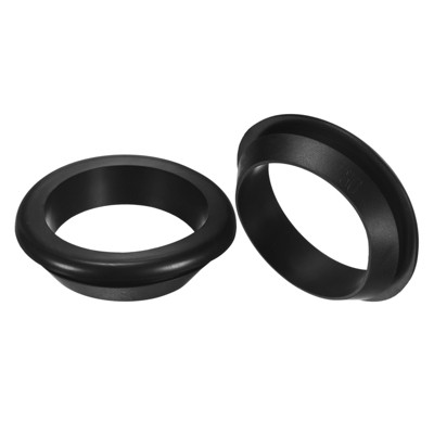 Unique Bargains Rubber Corrosion-Resistant Snap-in Locking Hole Plugs Black