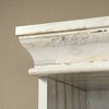 75" Barrister Lane Tall Bookcase White Plank - Sauder: Mid-Century, Wood Composite, Label Tags, Crown Moulded Top - 3 of 4