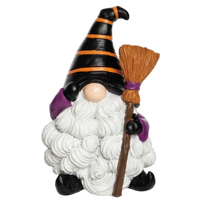 Transpac Polyester Multicolored Halloween Large Plush Gnome Decor