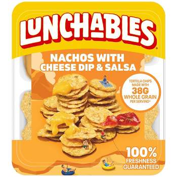 Lunchables Nachos Cheese Dip & Salsa - 4.4oz