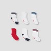 Hanes Toddler Boys' Solid 6pk Crew Socks - 2 of 4