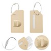 Unique Bargains Luggage Tag Khaki 1 Pc - 3 of 4