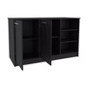 Kitchen Island with Two Large Cabinets for Kitchen, Dinning Room - 4 of 4